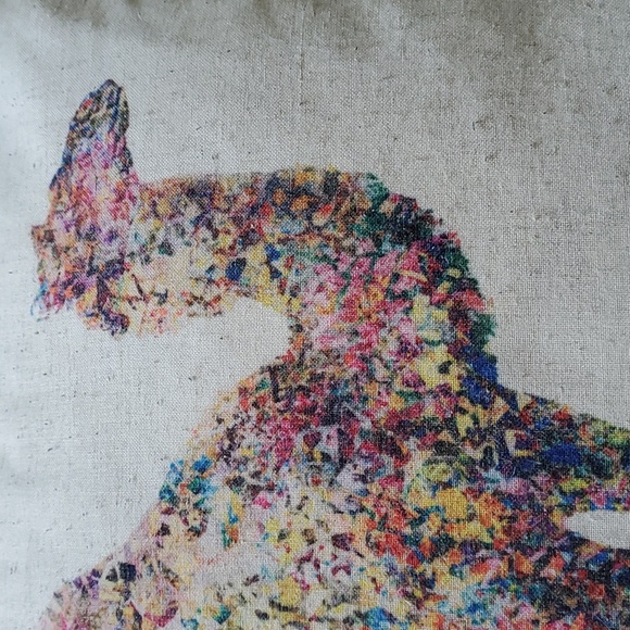 20 in. Camel throw pillow - Picture 2 of 4